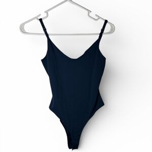 Zara Navy Blue Women's Bodysuit Adjustable Straps